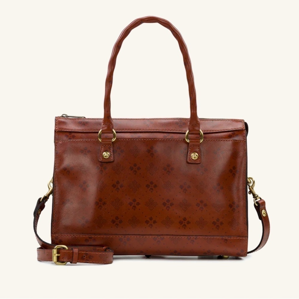 Patricia Nash Josselin Satchel Signature Floret Print